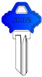 Solid Blue Sc1 Key SC1 COLOR PLASTIC BLUE SCHLAGE JMA KEY BLANK
